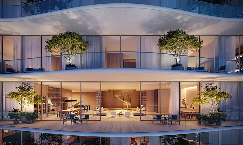 Luxury residence interior at 1428 Brickell