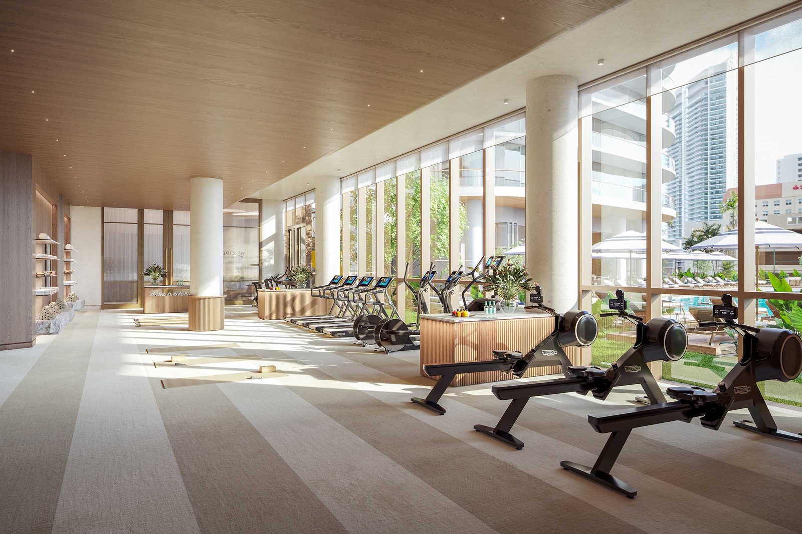 Cipriani Residences Brickell Miami fitness center